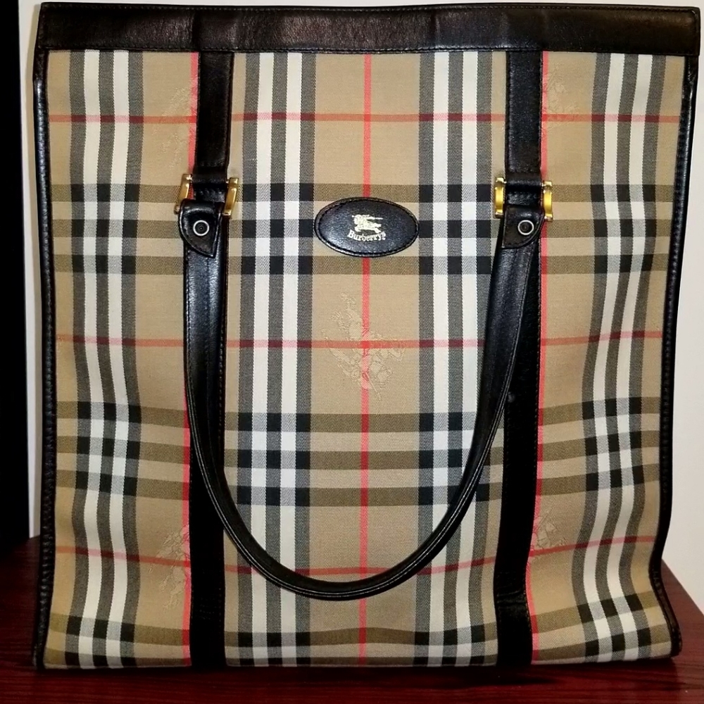 Vintage Burberry Tote